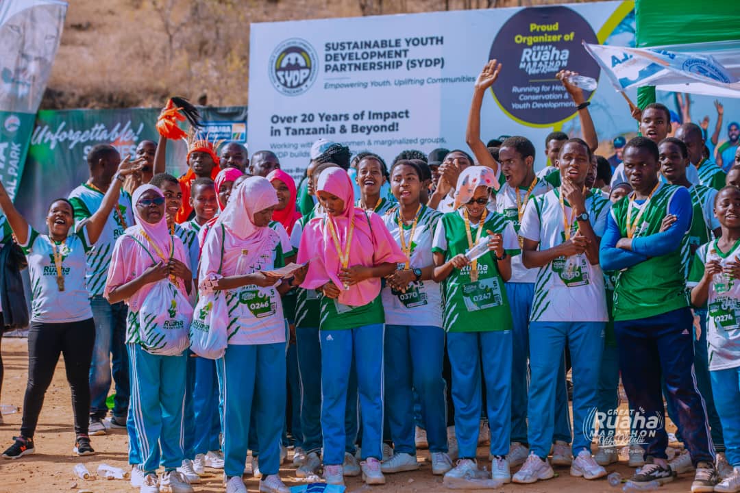 Conservation advocacy booth at the GRUMA marathon